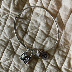 Alex and ani locket silver